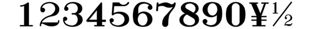 柄付きゴム印連結式数字タイプ